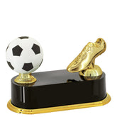 Troféu artilheiro 501340 chuteira de ouro e bola de ouro